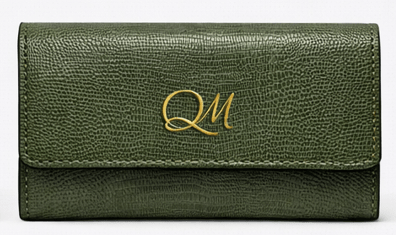 Grain Texture Leather Flap Wallet – Classic Long Organizer - Quick Moto