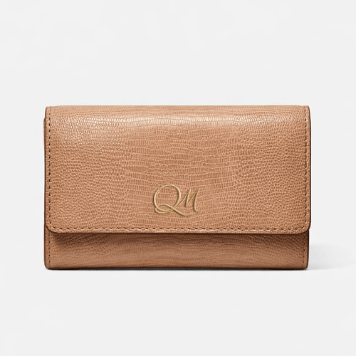 Grain Texture Leather Flap Wallet – Classic Long Organizer - Quick Moto