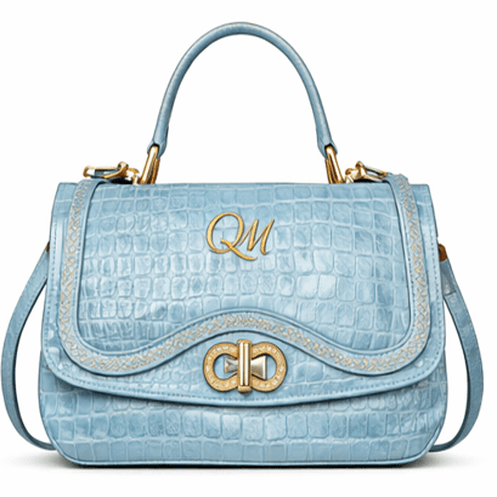 Handmade Luxury Green Crocodile Embossed Leather Handbag – Designer Top Handle & Crossbody Bag for Women - Quick Moto