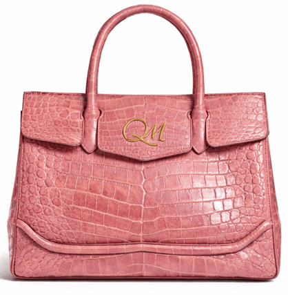 Luxury Brown Croc Texture Handbag for Women – Designer Top Handle Tote - Quick Moto