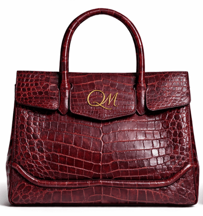 Luxury Brown Croc Texture Handbag for Women – Designer Top Handle Tote - Quick Moto