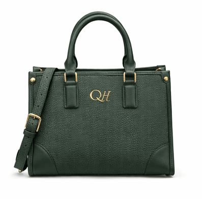 Luxury Brown Textured Leather Handbag for Women | Designer Top Handle & Crossbody Bag - Quick Moto