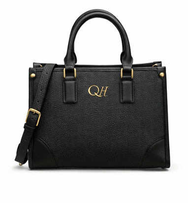 Luxury Brown Textured Leather Handbag for Women | Designer Top Handle & Crossbody Bag - Quick Moto