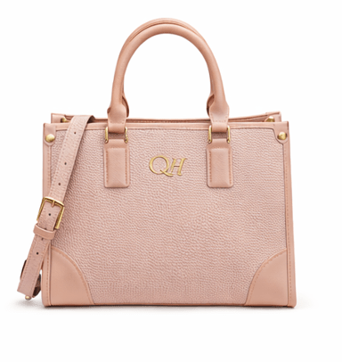 Luxury Brown Textured Leather Handbag for Women | Designer Top Handle & Crossbody Bag - Quick Moto