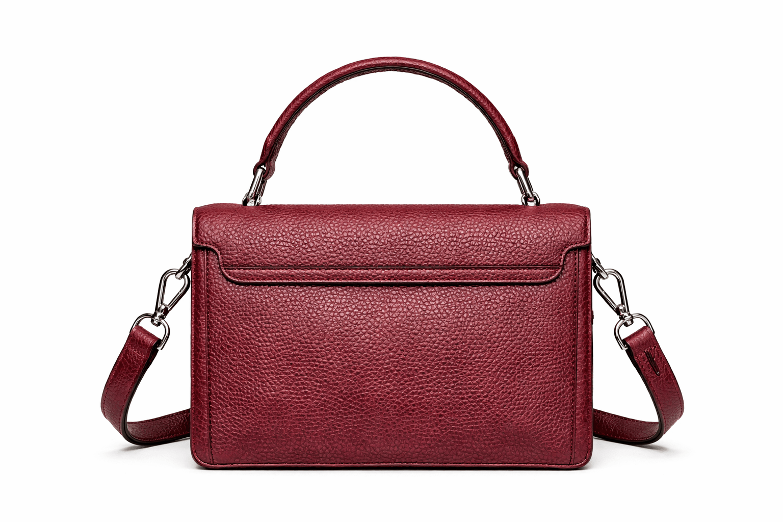 Luxury Brown Textured Leather Shoulder Bag for Women | Designer Chain Crossbody Purse - Quick Moto