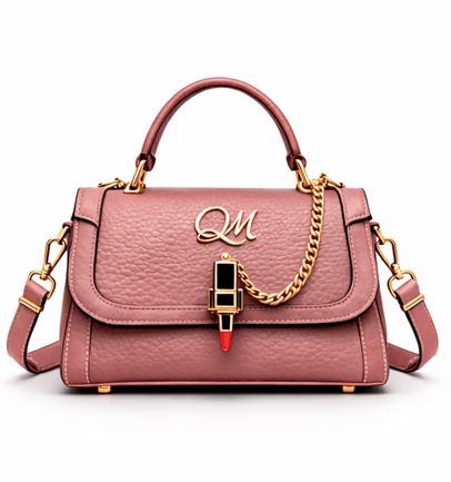 Luxury Brown Textured Leather Shoulder Bag for Women | Designer Chain Crossbody Purse - Quick Moto