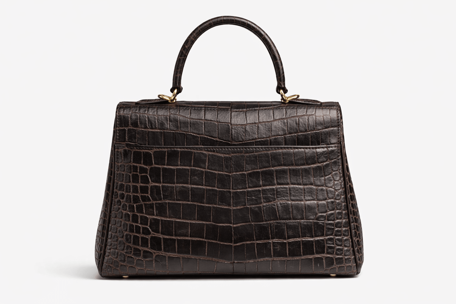 Luxury Croc Texture Handbag for Women – Designer Top Handle Bag - Quick Moto