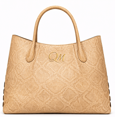 Luxury Python Leathr Tote Bag for Women – Mauve Pink Croc - Style Handbag - Quick Moto