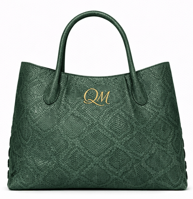 Luxury Python Leathr Tote Bag for Women – Mauve Pink Croc - Style Handbag - Quick Moto