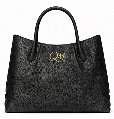 Luxury Python Leathr Tote Bag for Women – Mauve Pink Croc - Style Handbag - Quick Moto