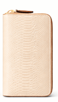 Python Texture Zip - Around Leather Wallet – Premium Long Organizer - Quick Moto