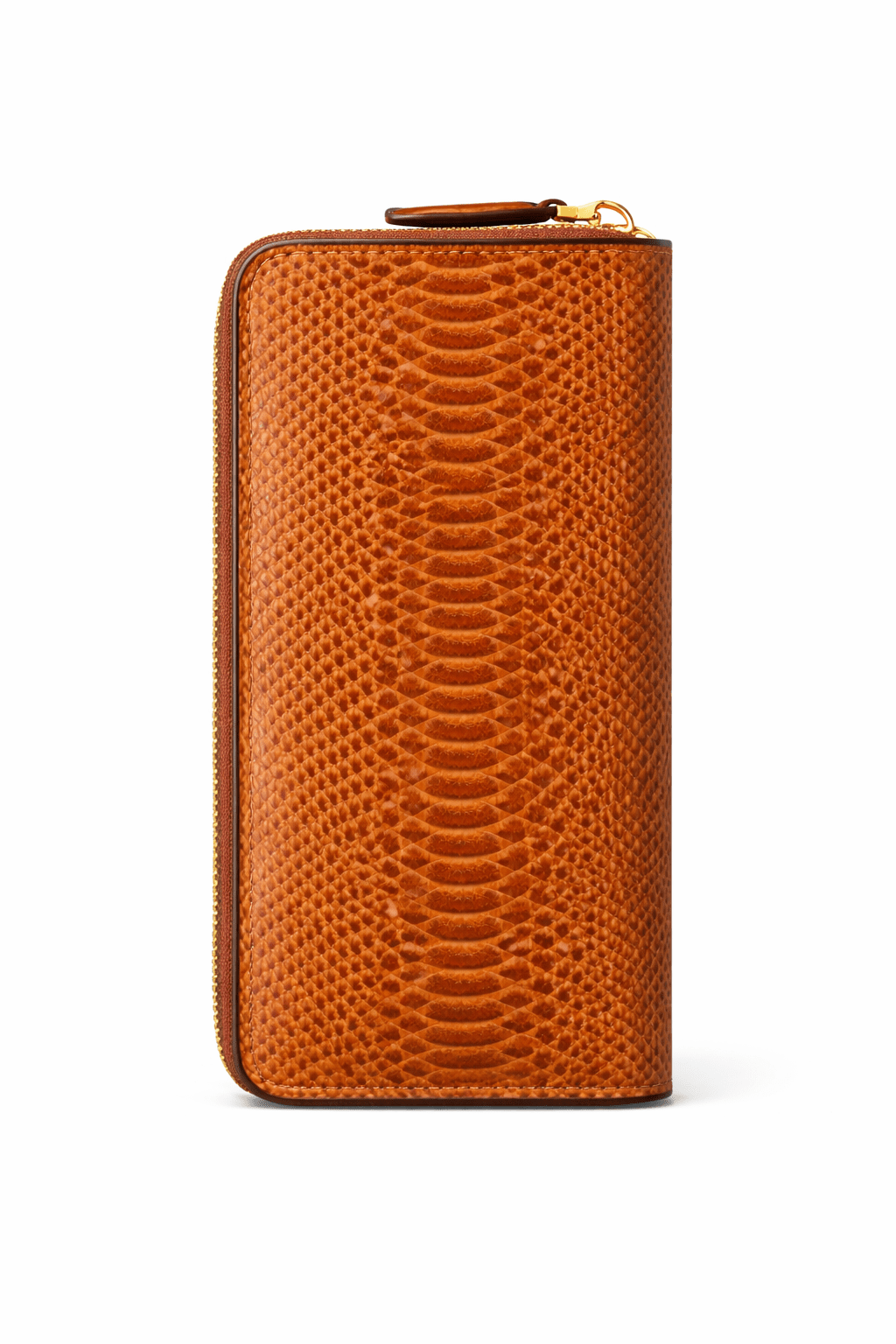 Python Texture Zip - Around Leather Wallet – Premium Long Organizer - Quick Moto