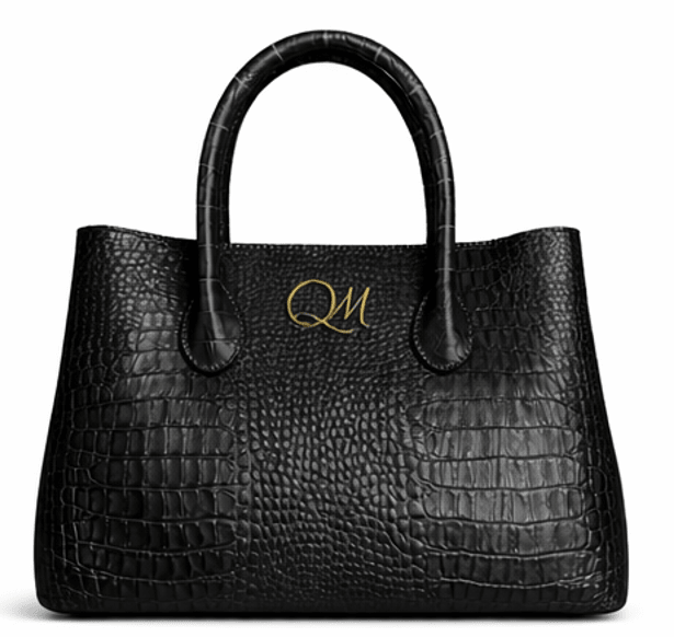 Women’s Crocodile Saddle Leather Tote Bag – Luxury Brown Handbag - Quick Moto