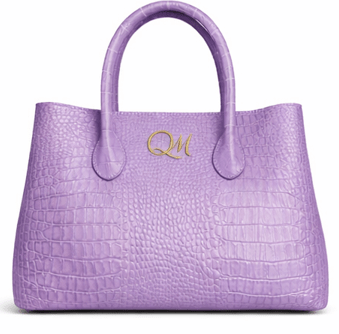 Women’s Crocodile Saddle Leather Tote Bag – Luxury Brown Handbag - Quick Moto