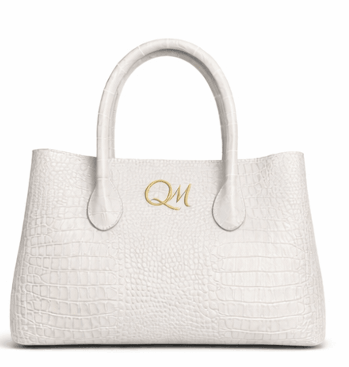 Women’s Crocodile Saddle Leather Tote Bag – Luxury Brown Handbag - Quick Moto